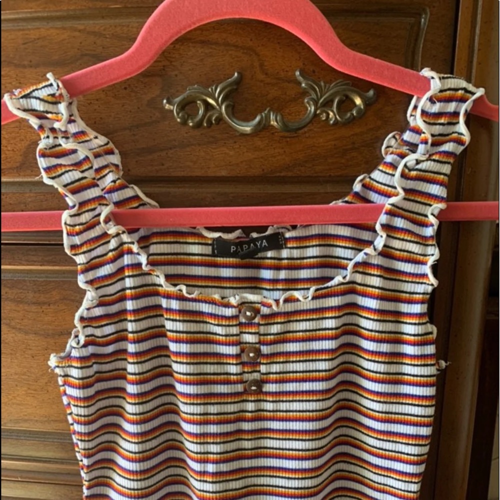 Papaya Colorful scrunched sleeves
